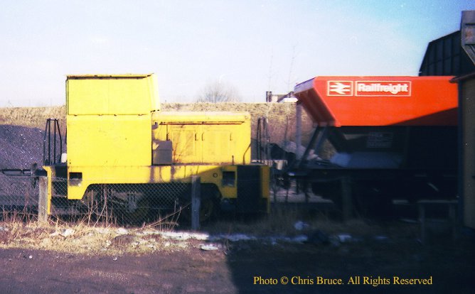 The shunter was normally stabled here, usually out of sight behind Beaufort Air Sea Equipment.